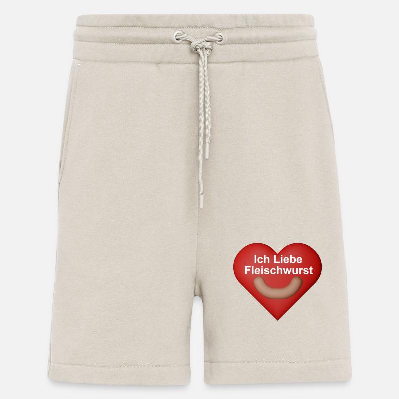 Ich Liebe Fleischwurst - Shorts - made by SPREAD - WARM CLAY