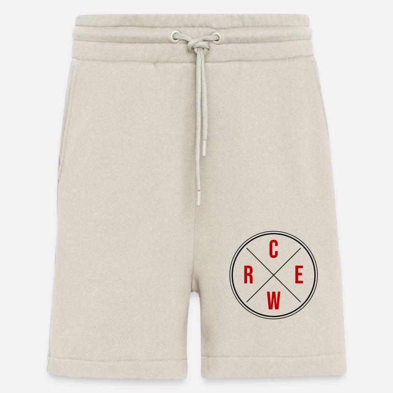 Cercle d’équipage - Short bio décontracté fabriqué en UE - WARM CLAY