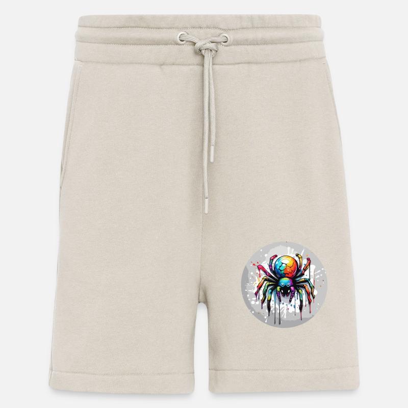Spinne / Netz / Haustier / Kriechtier / Achtbeiner - Shorts - made by SPREAD - WARM CLAY