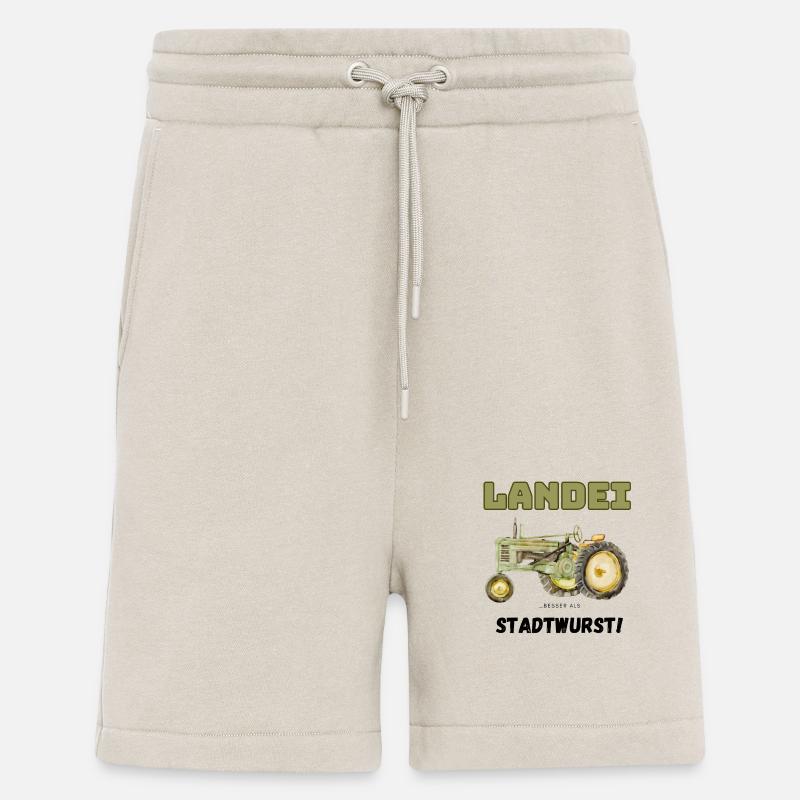 Landei…besser als Stadtwurst! - Shorts - made by SPREAD - WARM CLAY