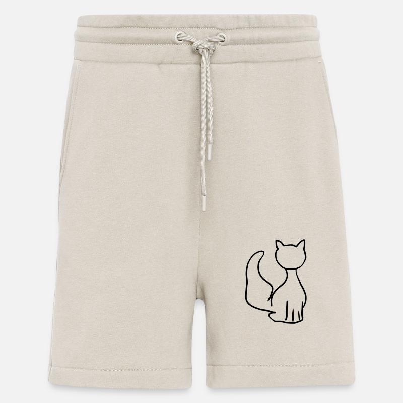 katze tier symbol - Shorts - made by SPREAD - WARM CLAY