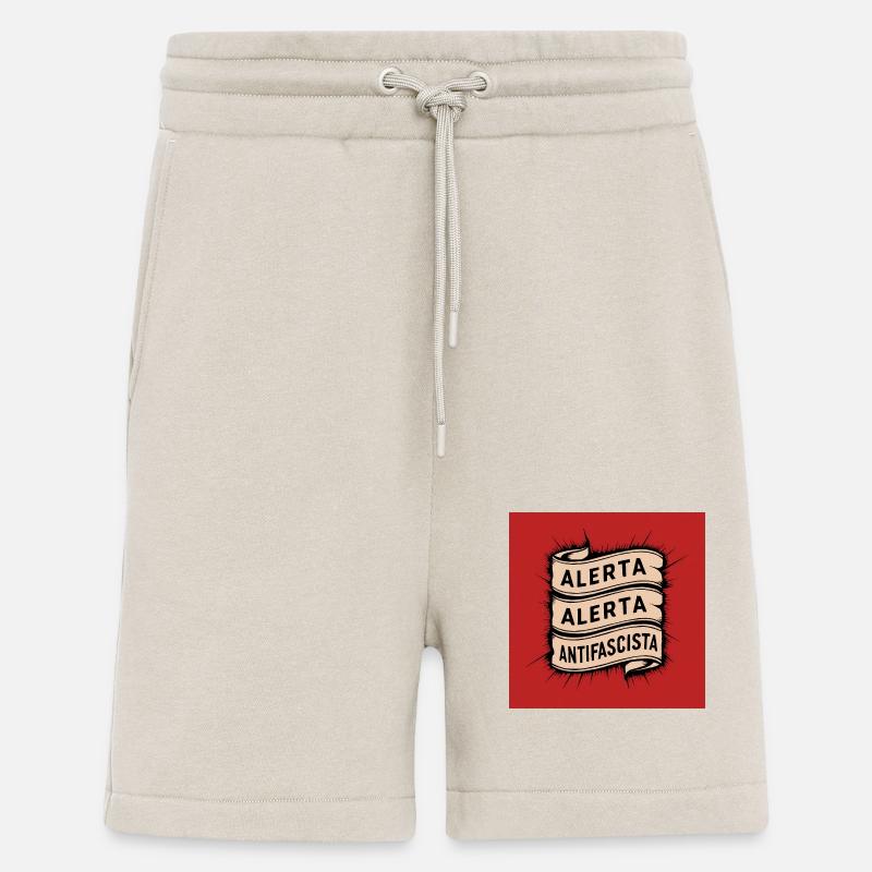 Alerta Antifaschist - Shorts - made by SPREAD - WARM CLAY