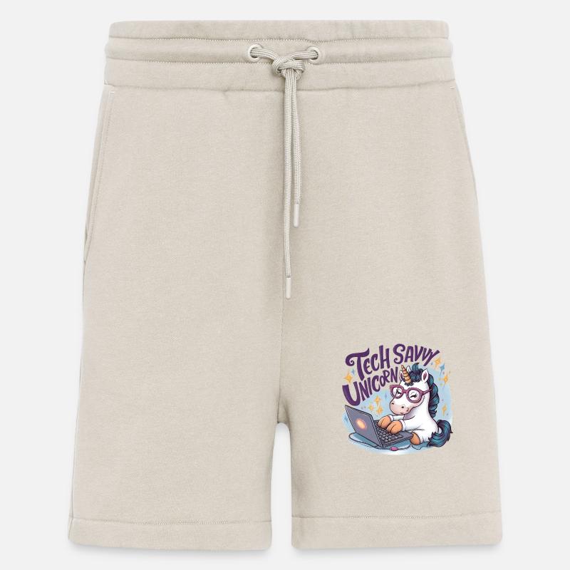 TECHNISCH VERSIERTES EINHORN - Shorts - made by SPREAD - WARM CLAY