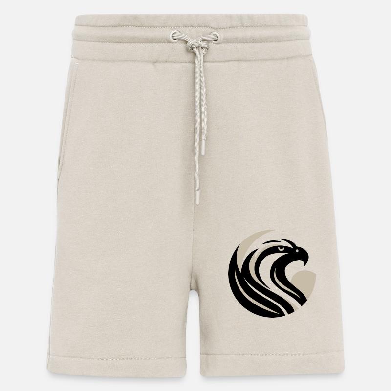 Stylized Eagle Head - Shorts - made by SPREAD - WARM CLAY