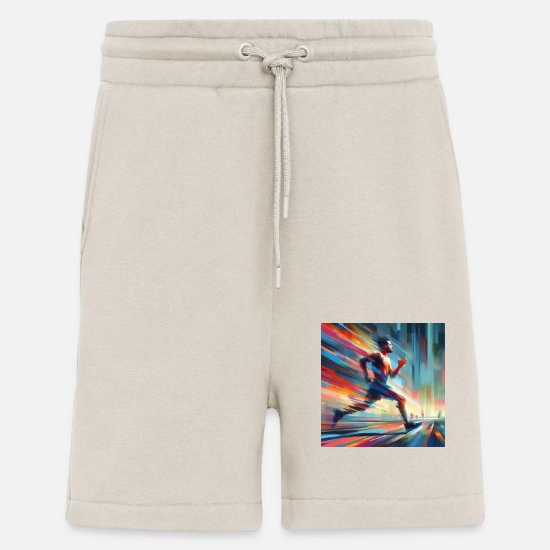 Laufender Mann 2 - Shorts - made by SPREAD - WARM CLAY