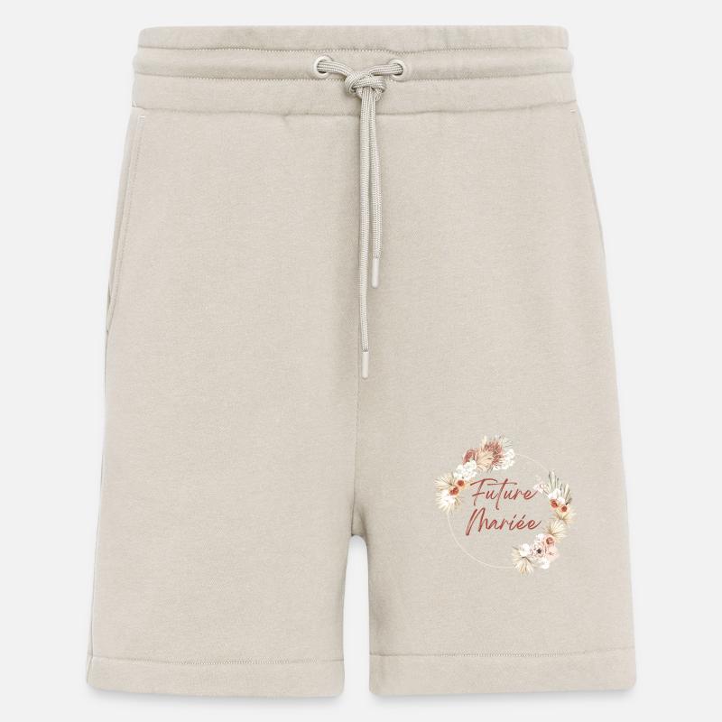 Bride-to-be crown Boho flowers - Shorts - made by SPREAD - WARM CLAY