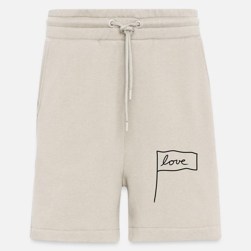 flagge symbol form liebe - Shorts - made by SPREAD - WARM CLAY