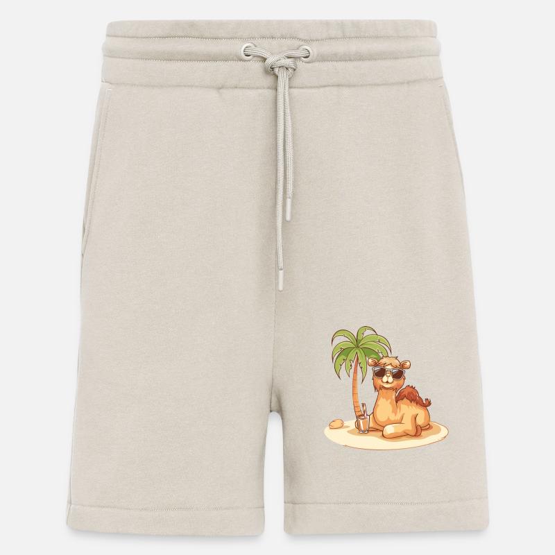 Kamel Sommer Strand Comic - Shorts - made by SPREAD - WARM CLAY