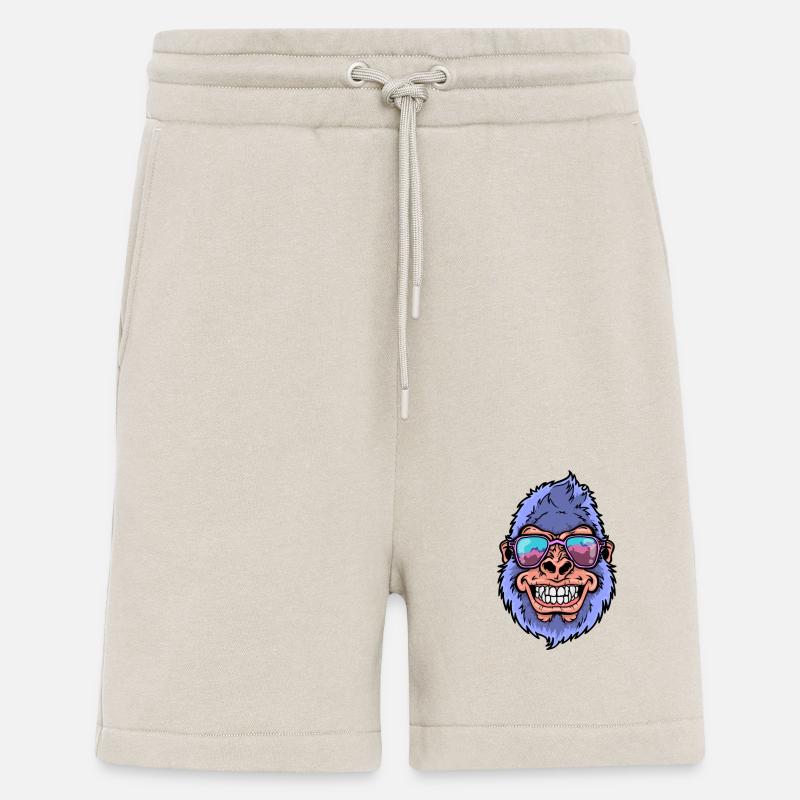 Gorilla mit Sonnenbrille - Shorts - made by SPREAD - WARM CLAY