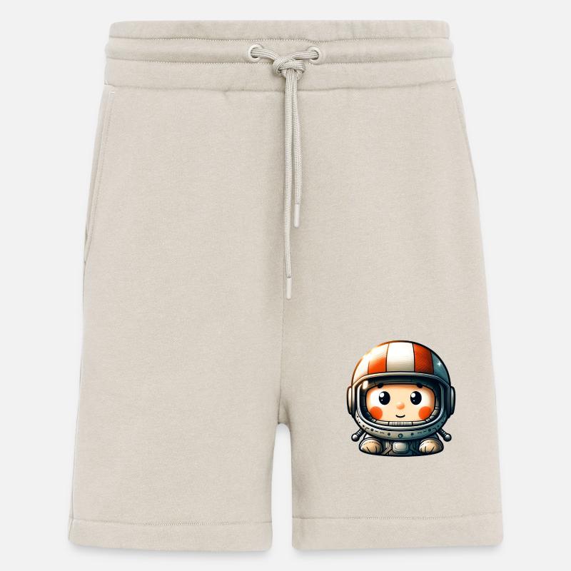 Bébé Astronaute - Exploration Ludique - Short bio décontracté fabriqué en UE - WARM CLAY