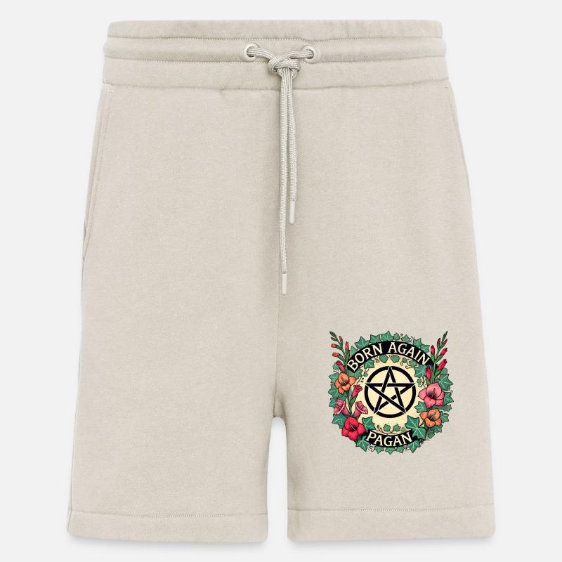 Né de nouveau païen - Short bio décontracté fabriqué en UE - WARM CLAY