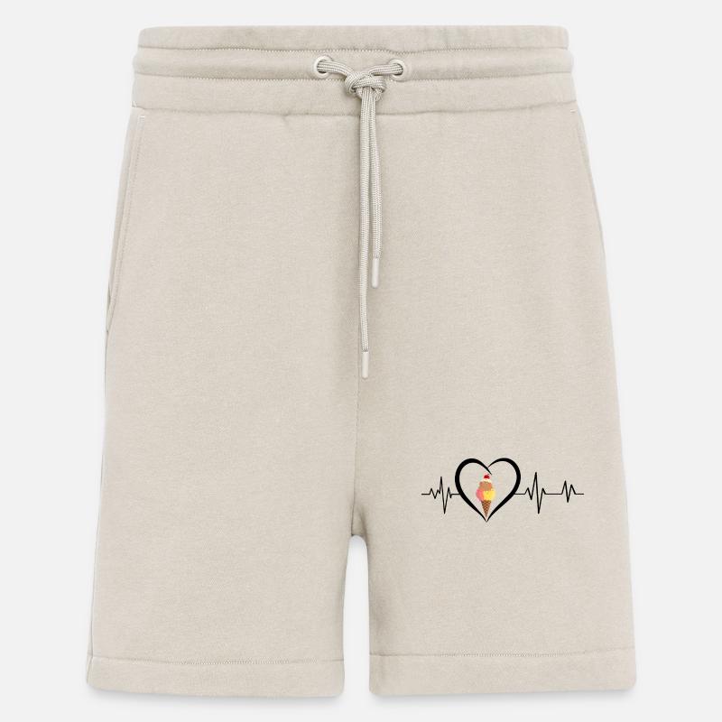 Herzschlag-Eiswaffel - Shorts - made by SPREAD - WARM CLAY