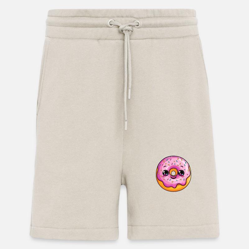 Donut mit Gesicht - Shorts - made by SPREAD - WARM CLAY