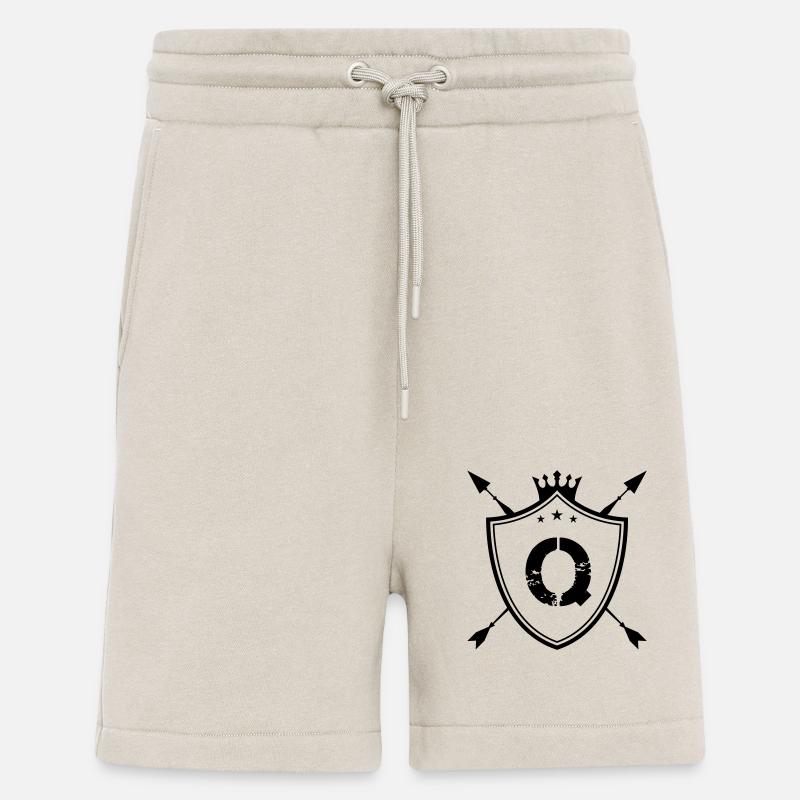 Armoiries Q - Short bio décontracté fabriqué en UE - WARM CLAY