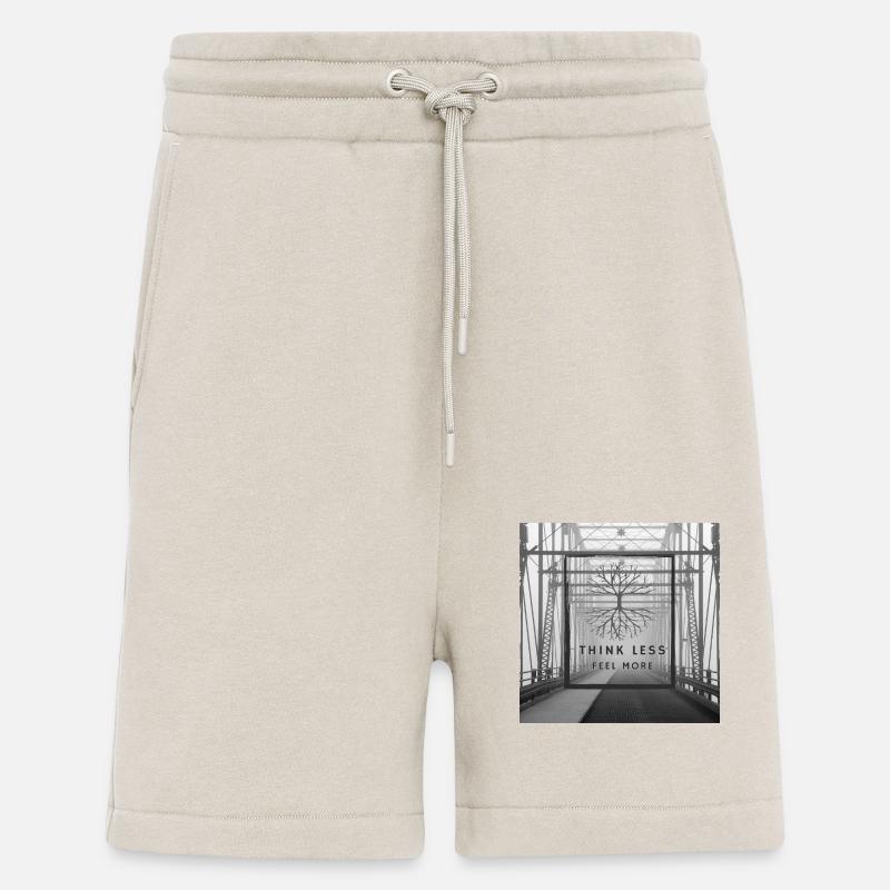 Think Less, Feel More - Shorts - made by SPREAD - WARM CLAY