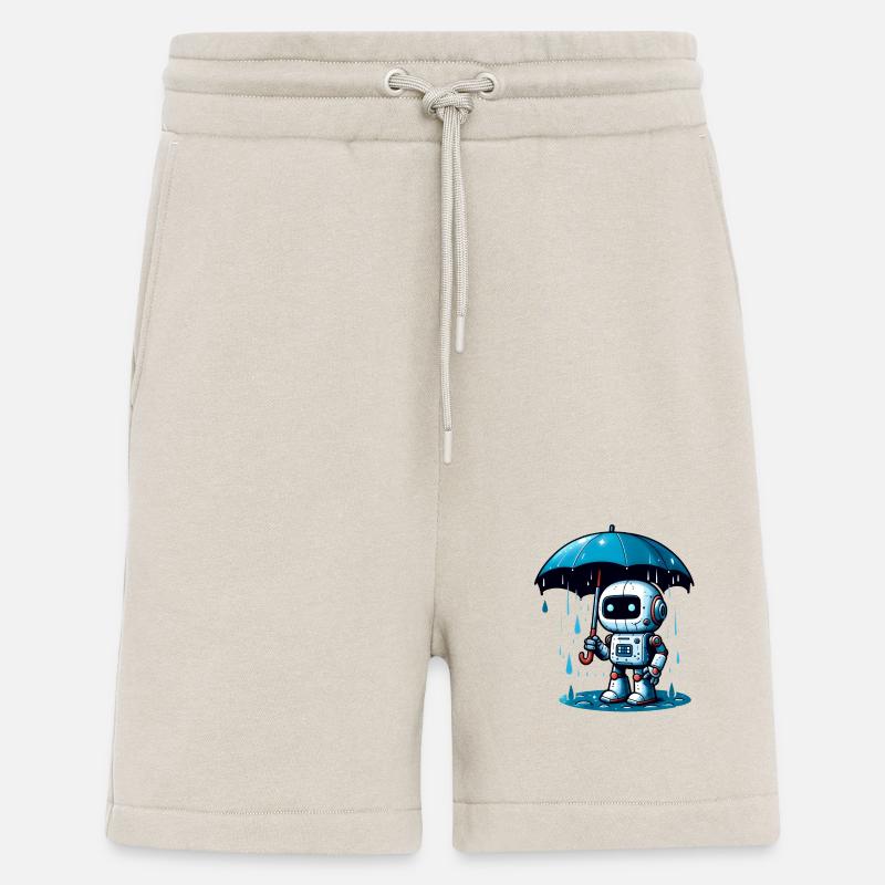 Roboter Regenschirm - Shorts - made by SPREAD - WARM CLAY