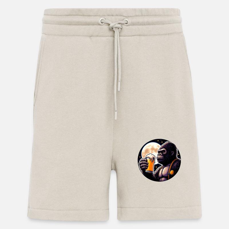 Festlicher Bieraffe - Shorts - made by SPREAD - WARM CLAY