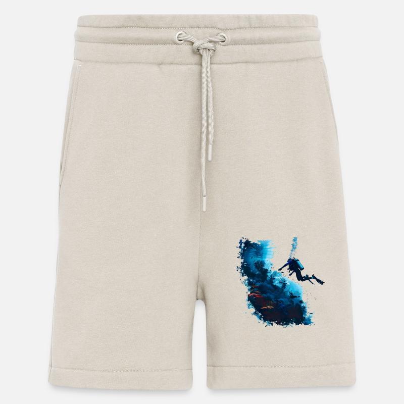 Tauchen, ein Unterwasser-Abenteuer - Shorts - made by SPREAD - WARM CLAY