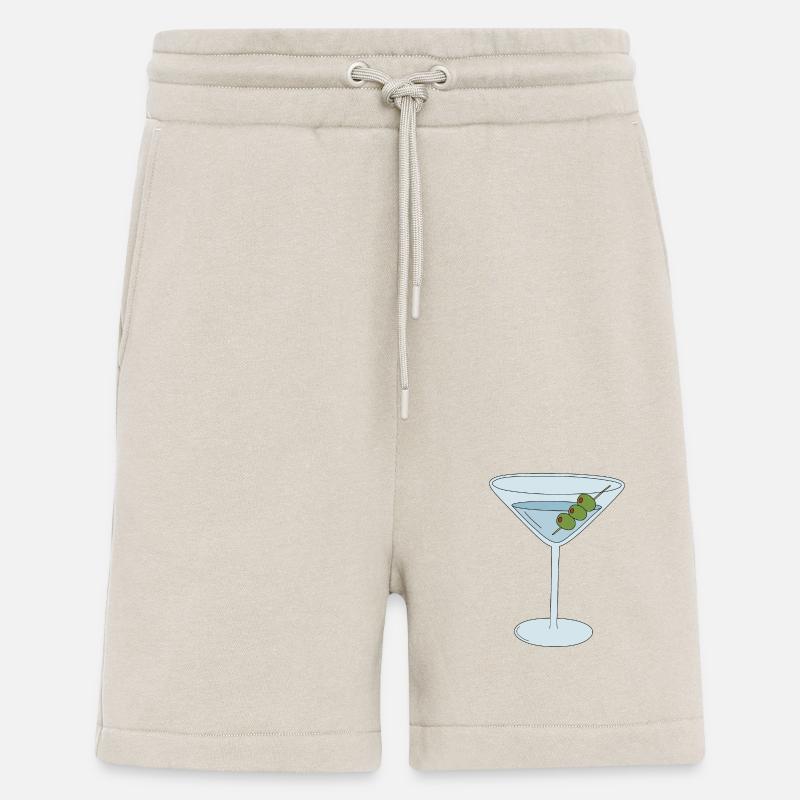 Martini mit Oliven - Shorts - made by SPREAD - WARM CLAY