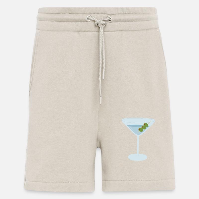 Martini mit Oliven - Shorts - made by SPREAD - WARM CLAY