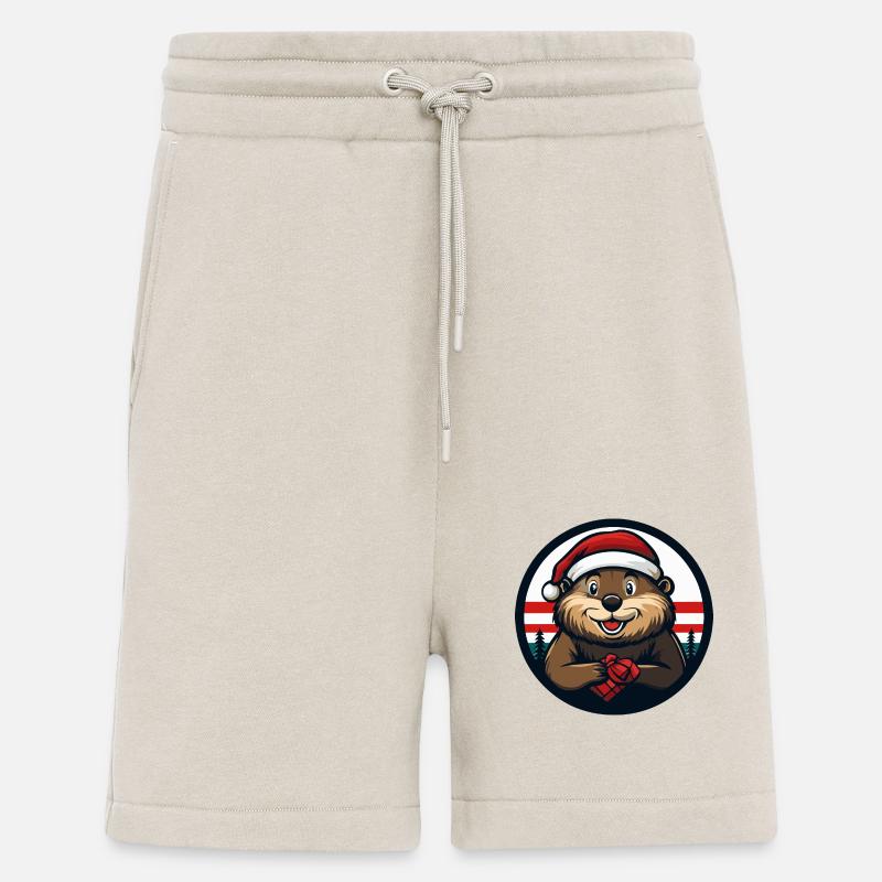 Castor Noël Noël - Short bio décontracté fabriqué en UE - WARM CLAY
