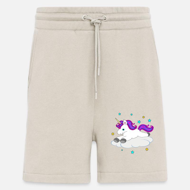 Süßes Einhorn auf Wolke - Shorts - made by SPREAD - WARM CLAY