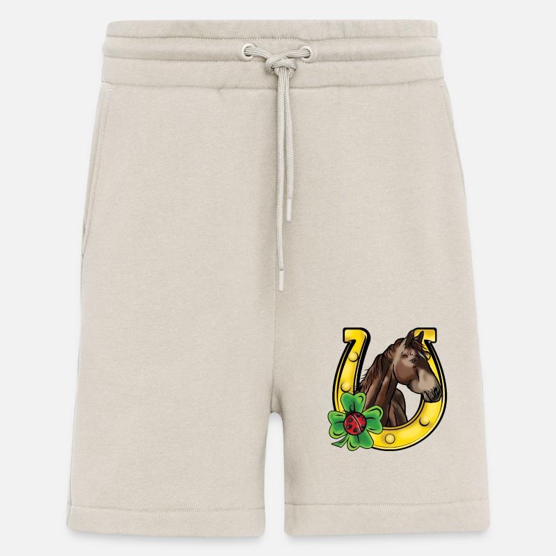Comic Pony im Glück - Shorts - made by SPREAD - WARM CLAY