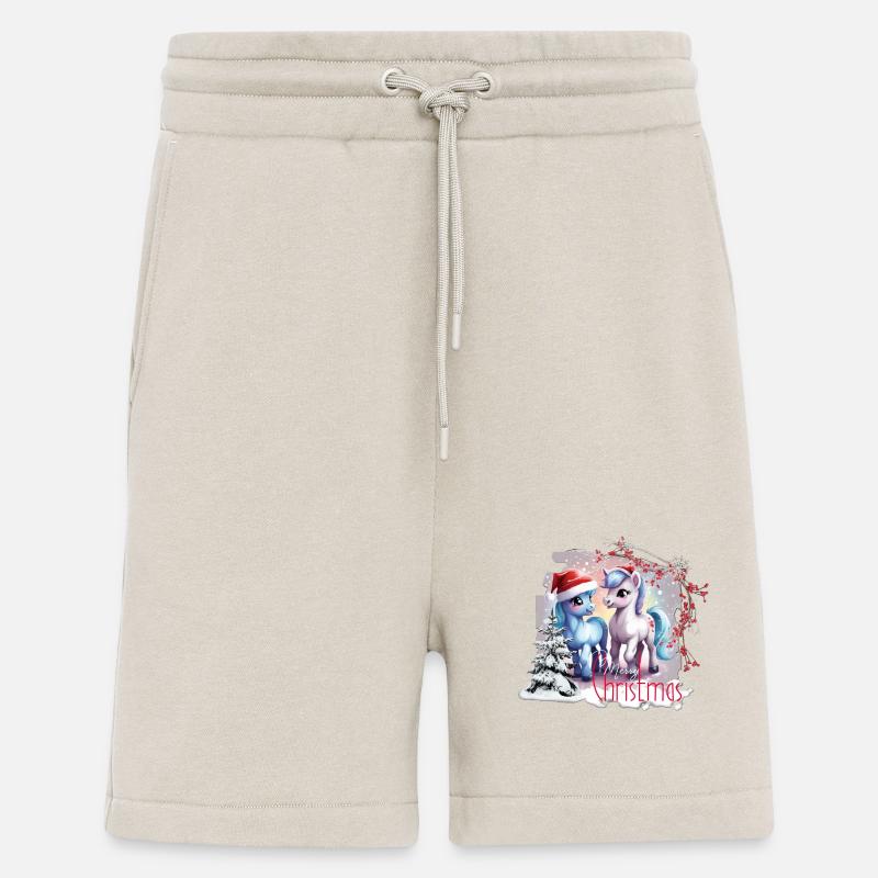 MerryChristmasPonys - Shorts - made by SPREAD - WARM CLAY