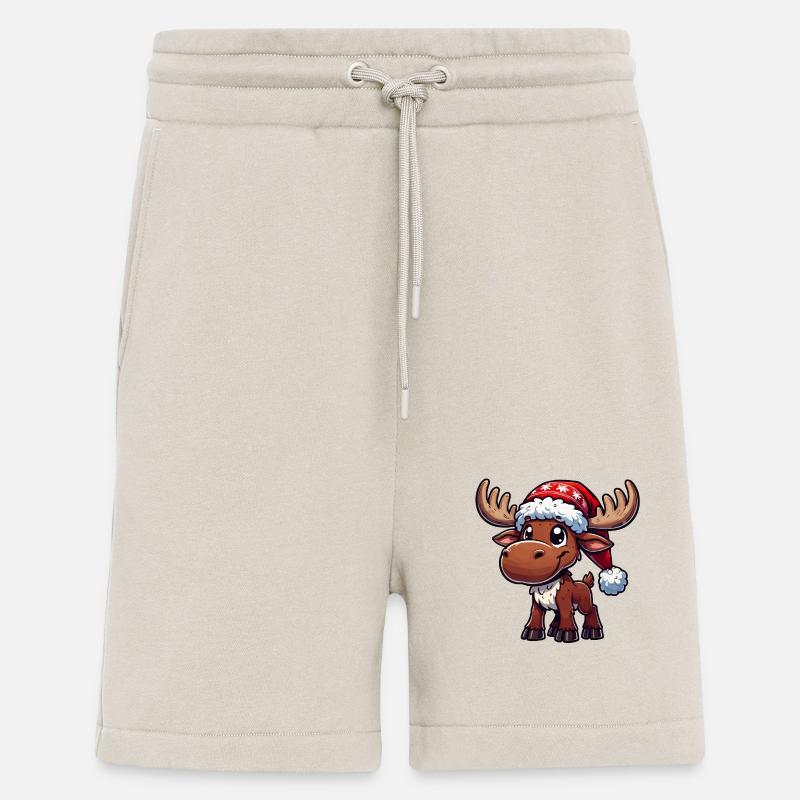 reh comic weihnachten - Shorts - made by SPREAD - WARM CLAY