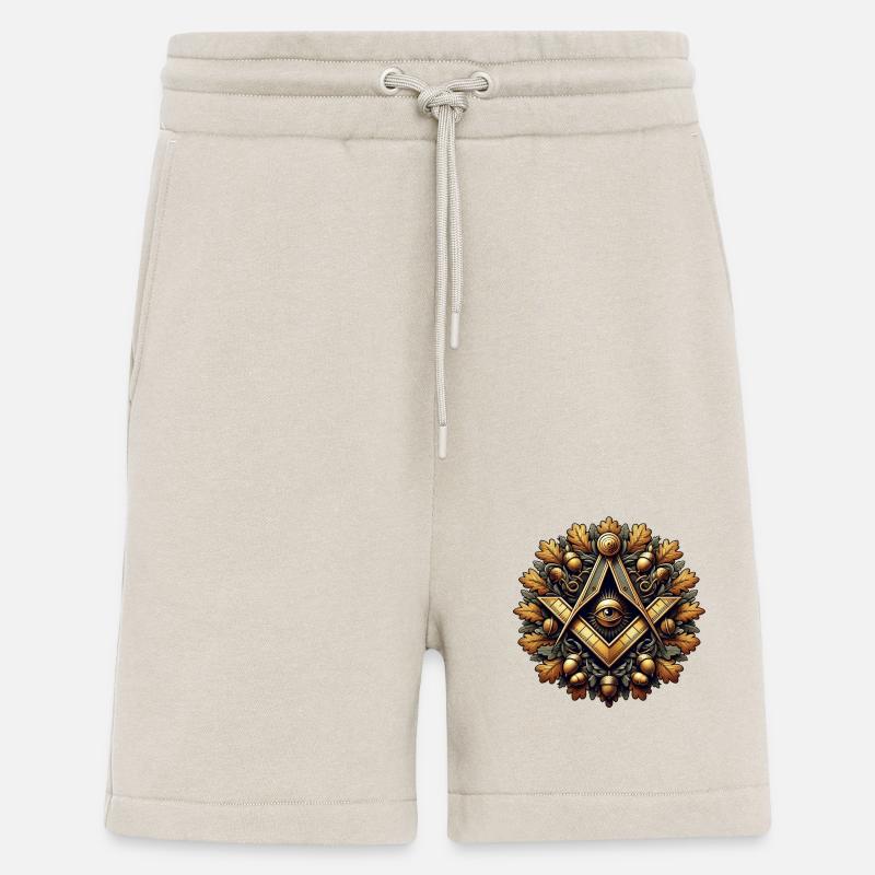 Freimaurer Logo - Shorts - made by SPREAD - WARM CLAY