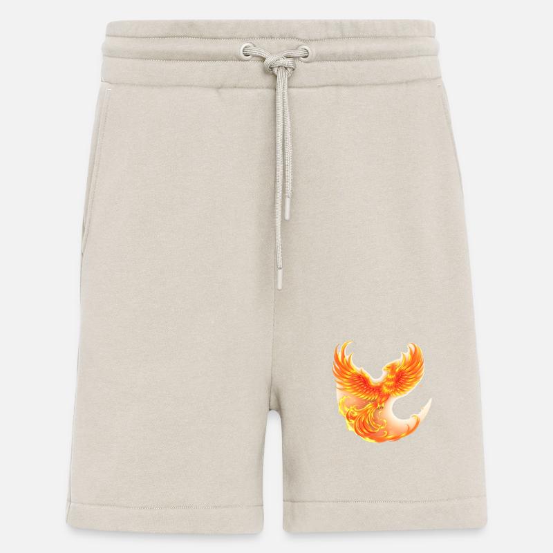 Cooler brennender Phönix - Shorts - made by SPREAD - WARM CLAY