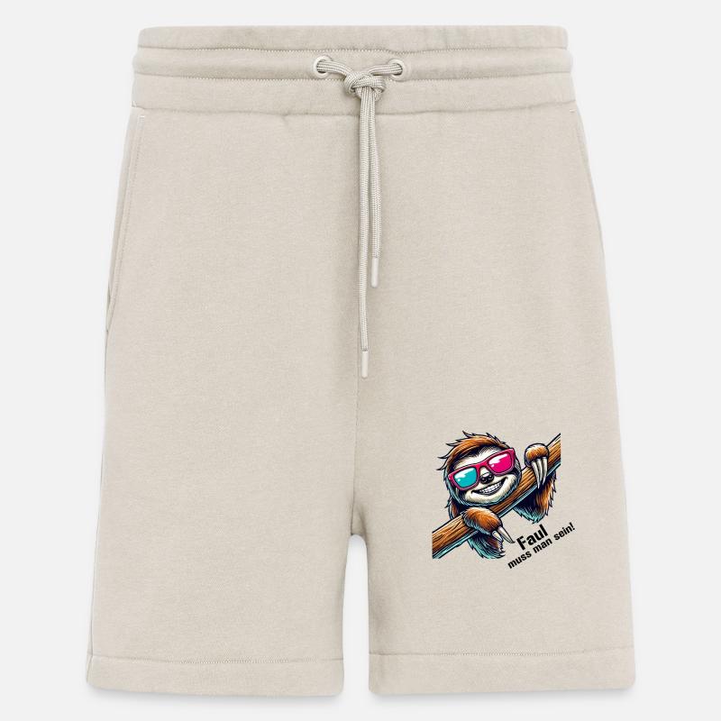 faultier sonnenbrille - Shorts - made by SPREAD - WARM CLAY