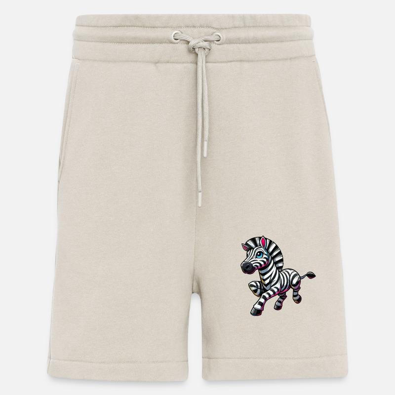 zebra comic - Shorts - made by SPREAD - WARM CLAY