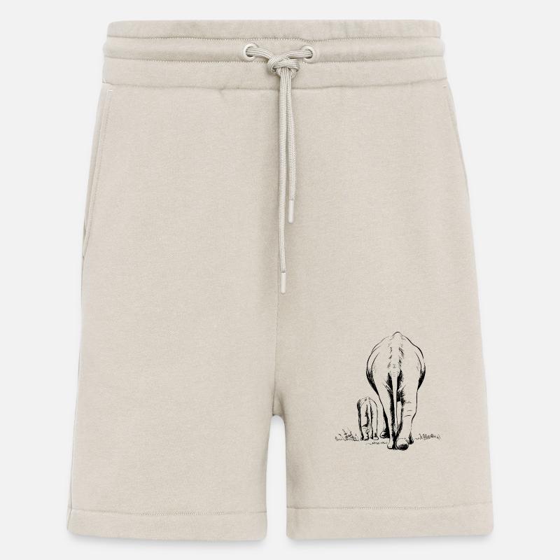 Zwei Elefanten - Shorts - made by SPREAD - WARM CLAY