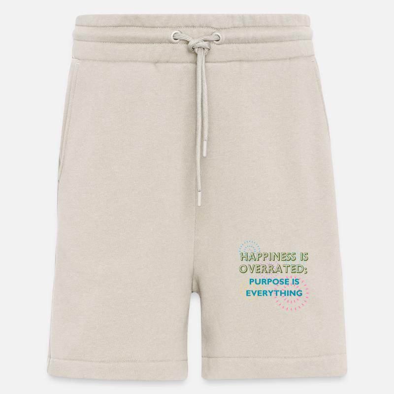 Purpose Is Everything Inspirational Design - Shorts - made by SPREAD - WARM CLAY