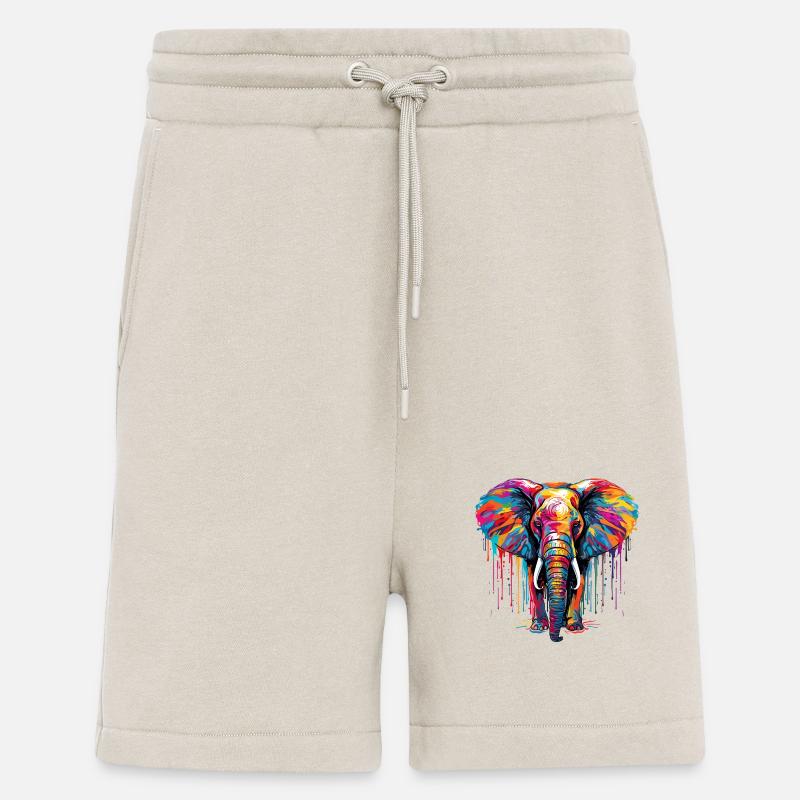 Bunter Elefant - Shorts - made by SPREAD - WARM CLAY