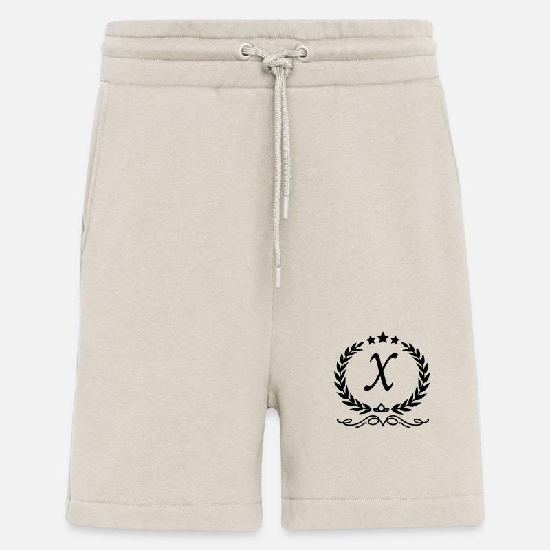 Buchstabe x Krone - Shorts - made by SPREAD - WARM CLAY