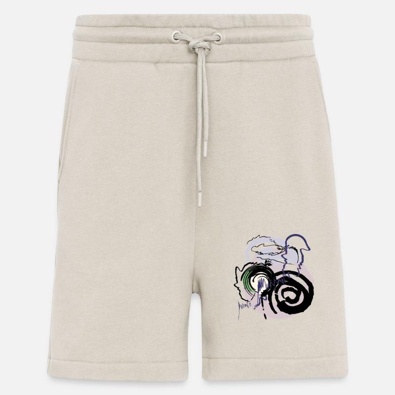 Abstract pattern - Shorts - made by SPREAD - WARM CLAY