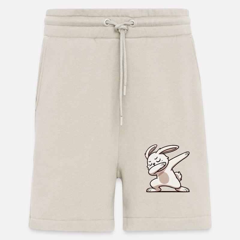 hase rabbit dabbing - Shorts - made by SPREAD - WARM CLAY