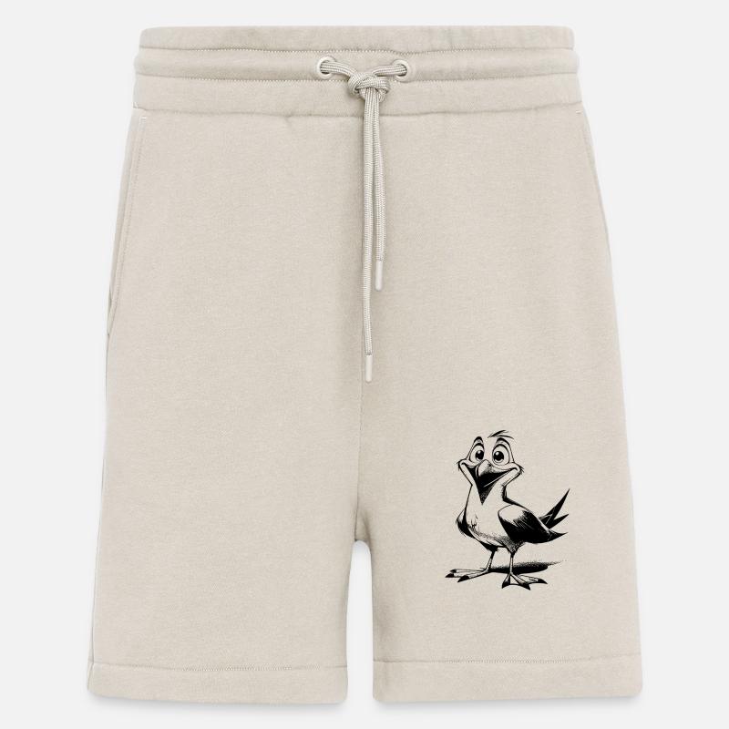 Netter Flattermann lustiger Möwen Vogel - Shorts - made by SPREAD - WARM CLAY
