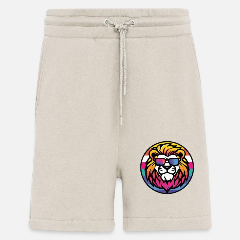 Löwe Comic Cool - Shorts - made by SPREAD - WARM CLAY