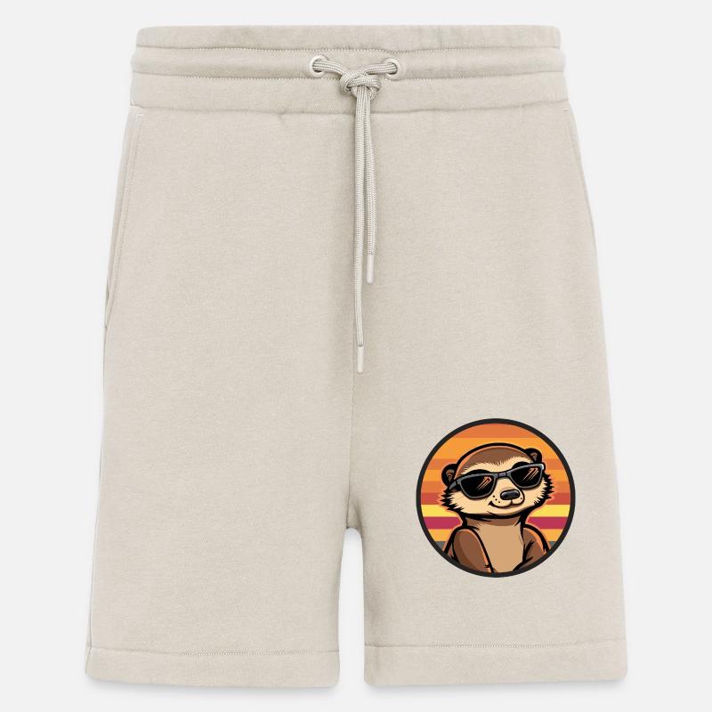 Meerkat Cool Comic - Shorts - made by SPREAD - WARM CLAY