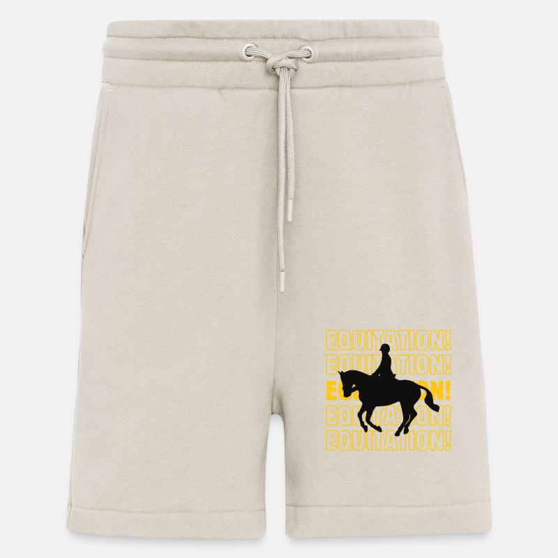 Équitation équitation équitation - Short bio décontracté fabriqué en UE - WARM CLAY