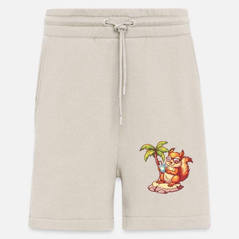 Eichhörnchen Sommer Strand Comic - Shorts - made by SPREAD - WARM CLAY