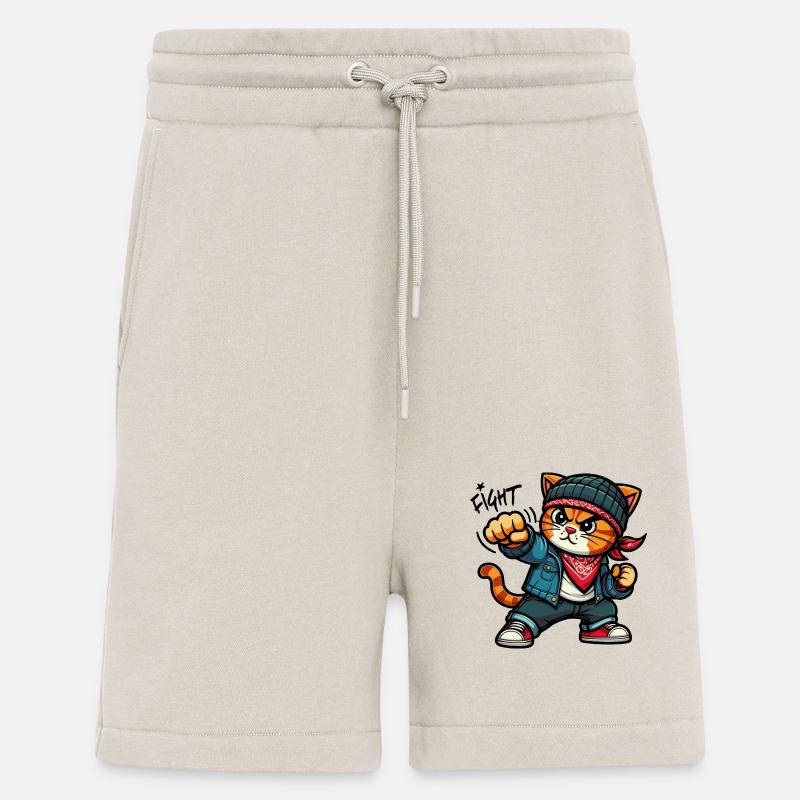 Chat forcé : Combat - Short bio décontracté fabriqué en UE - WARM CLAY
