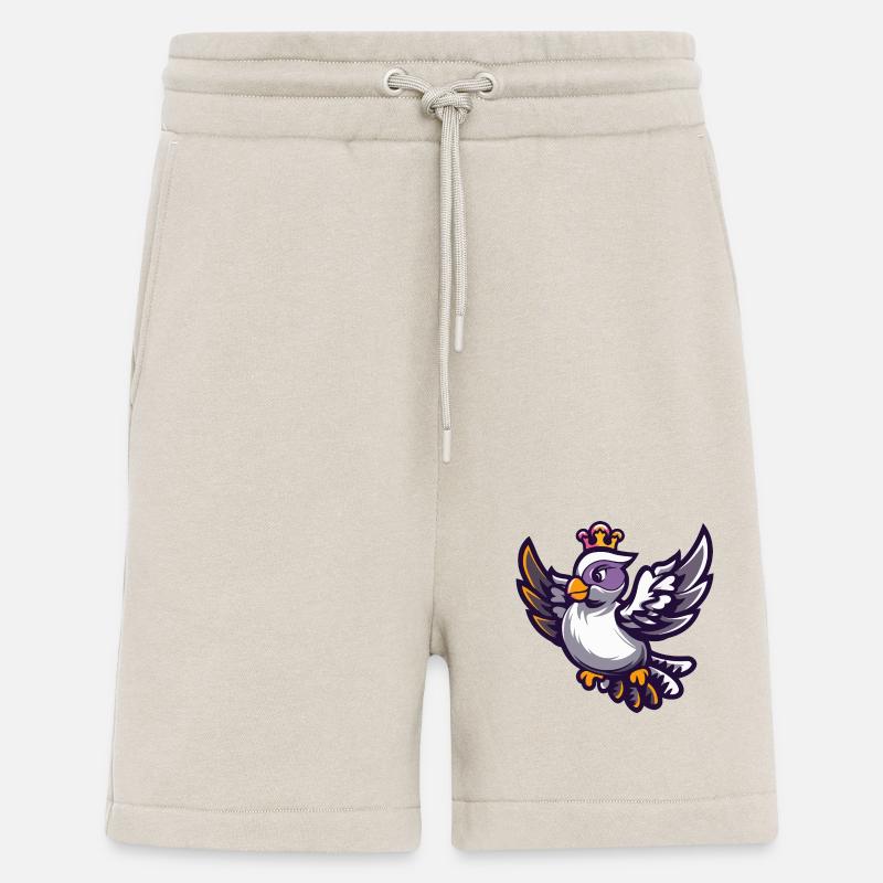 Taube Vogel Comic Krone - Shorts - made by SPREAD - WARM CLAY
