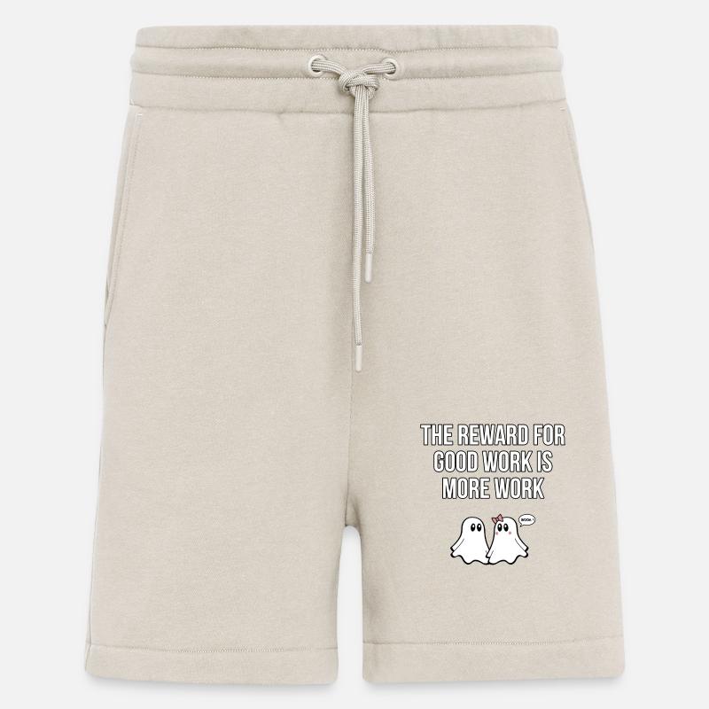 V01 GHOST ZITATE 10 - Shorts - made by SPREAD - WARM CLAY