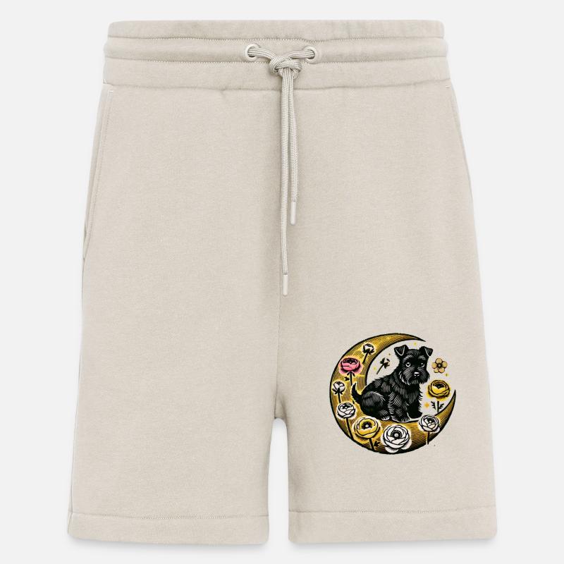 Schwarzer Scottish Terrier - Shorts - made by SPREAD - WARM CLAY