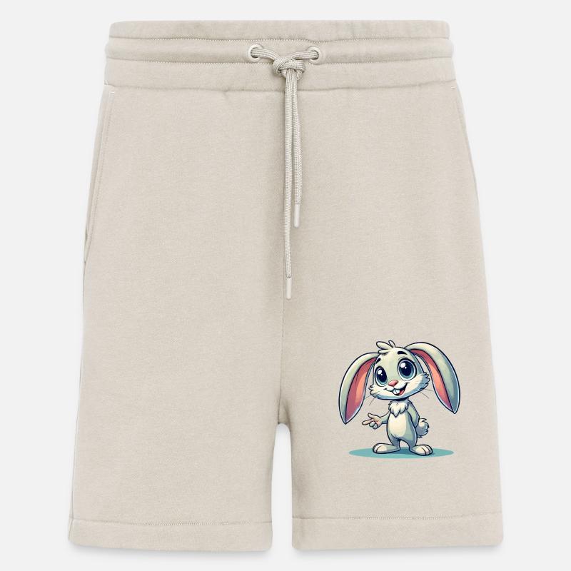 Bunny Comic - Shorts - made by SPREAD - WARM CLAY