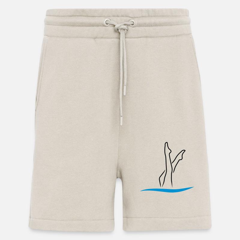 Nage synchrone - Short bio décontracté fabriqué en UE - WARM CLAY